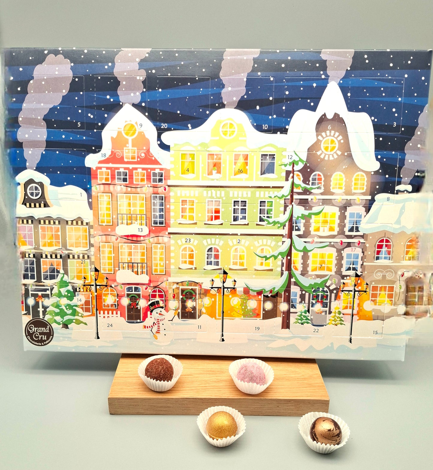 "Winterstadt" Pralinen-Adventskalender