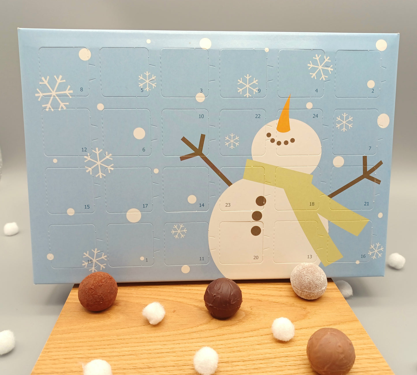 "Schneemann" Pralinen-Adventskalender