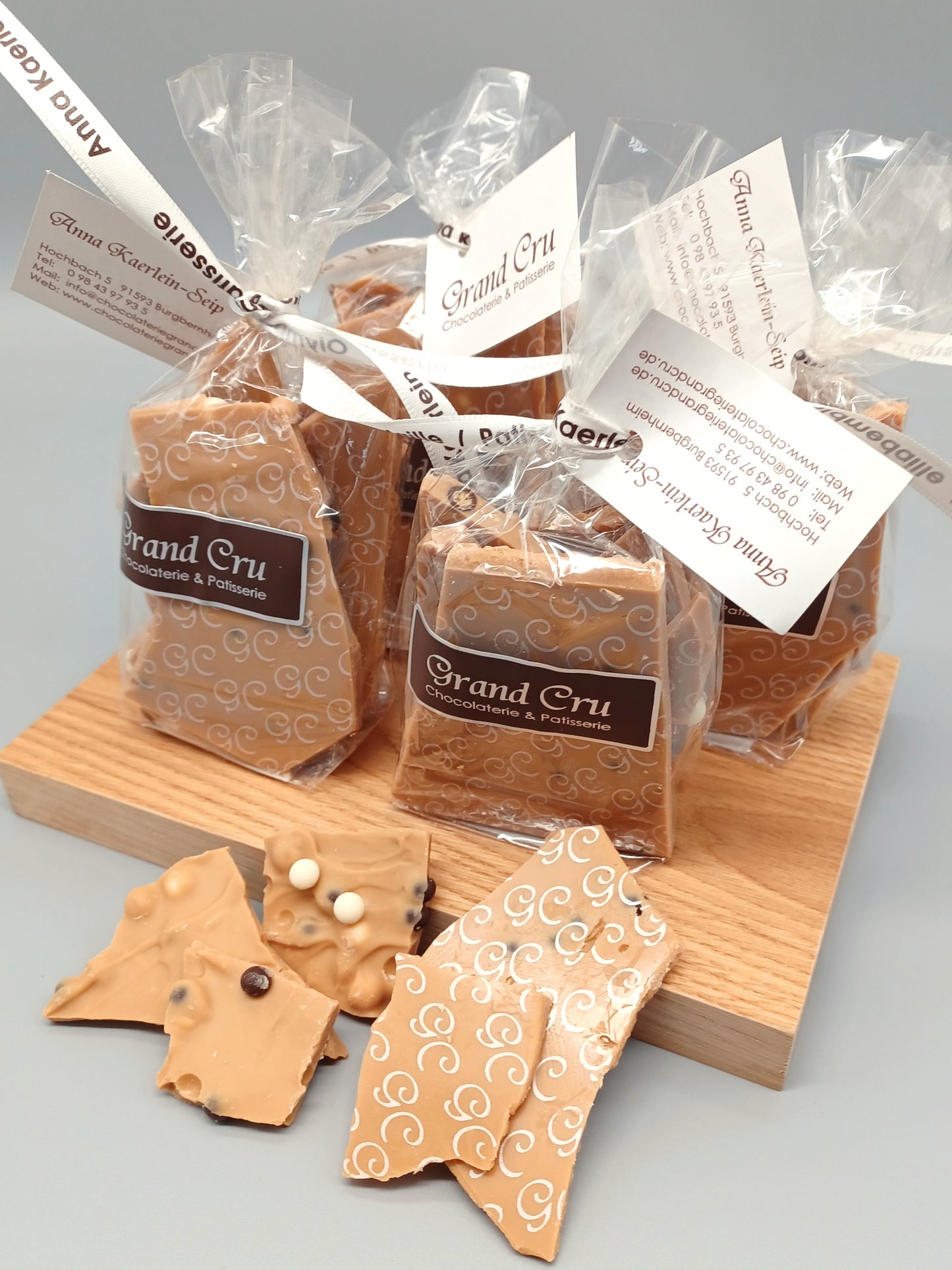 Handgebrochene Schokolade, Dulce-Knusperperlen 100g