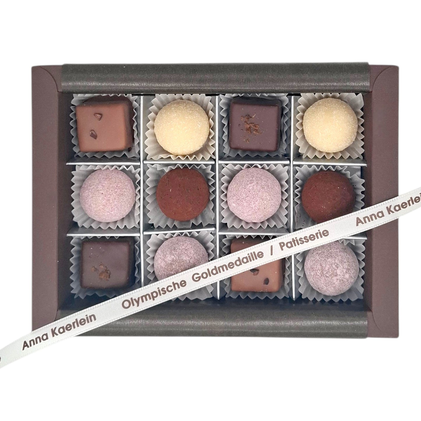 Grand Cru- Pralinenbox mit 12 Pralinen