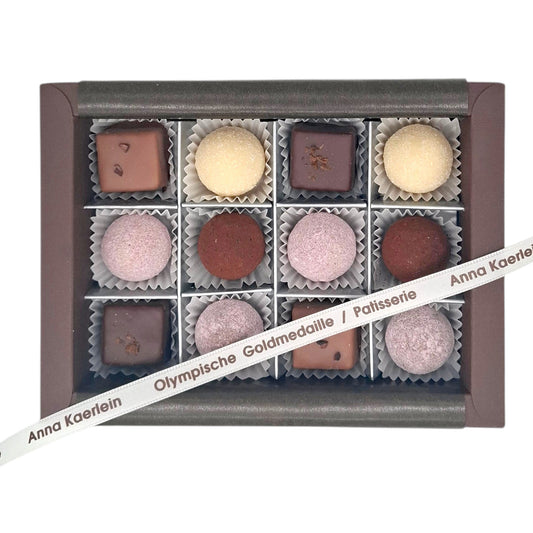 Grand Cru- Pralinenbox mit 12 Pralinen