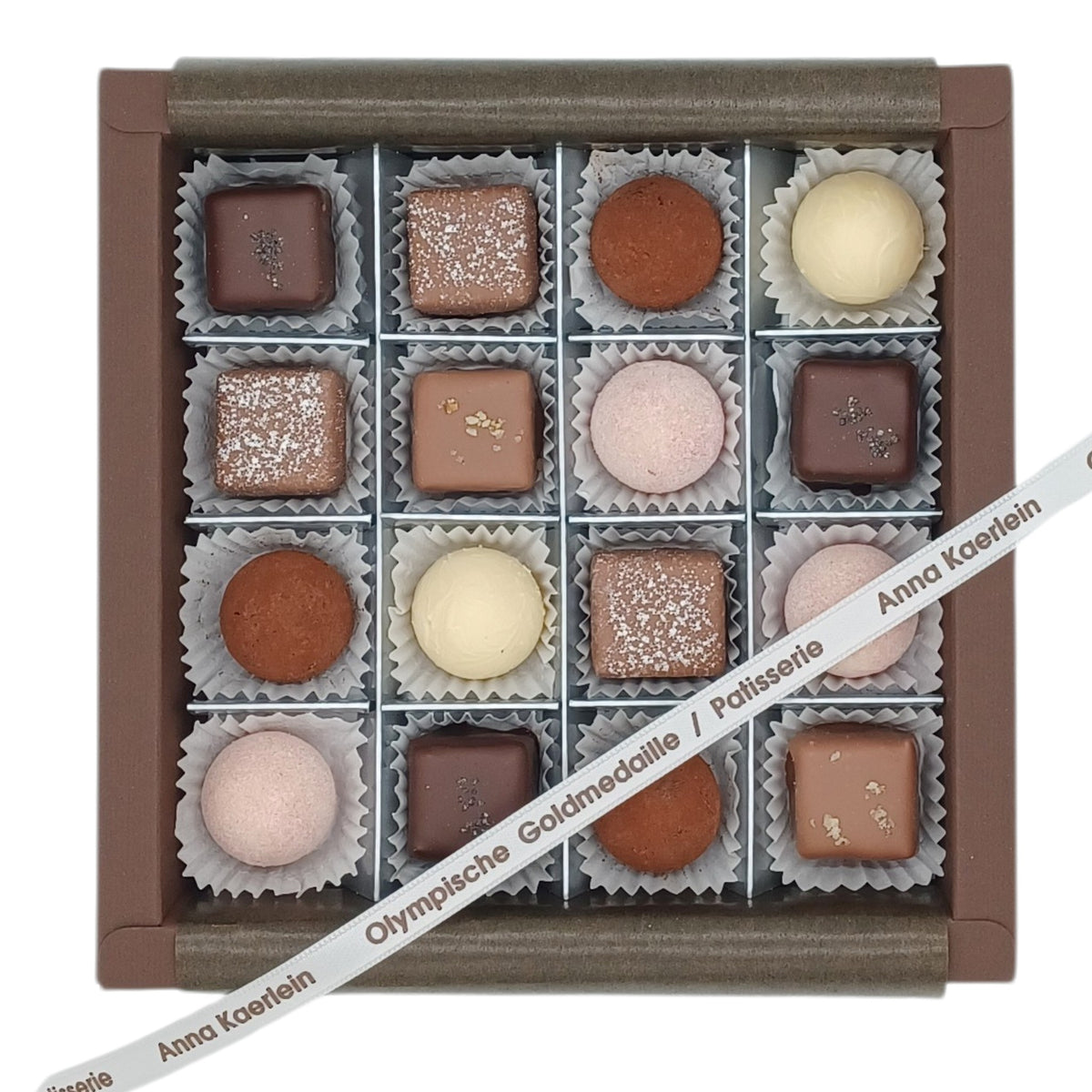 Grand Cru- Pralinenbox mit 16 Pralinen