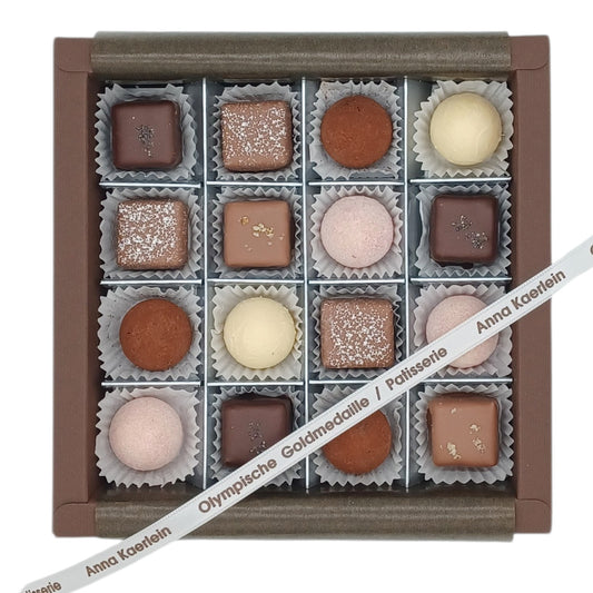 Grand Cru- Pralinenbox mit 16 Pralinen