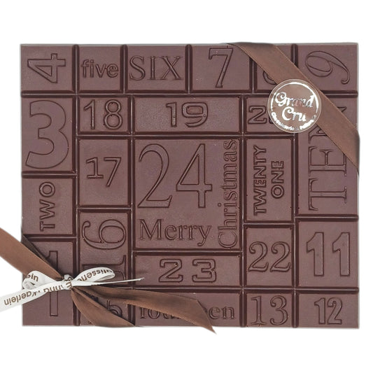 Adventskalender Tafelschokolade Zartbitter