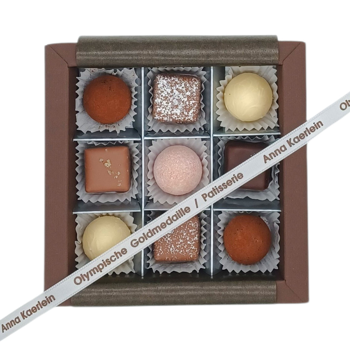 Grand Cru- Pralinenbox mit 9 Pralinen