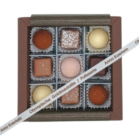 Grand Cru- Pralinenbox mit 9 Pralinen