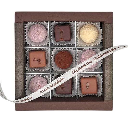 Grand Cru- Pralinenbox mit 9 Pralinen