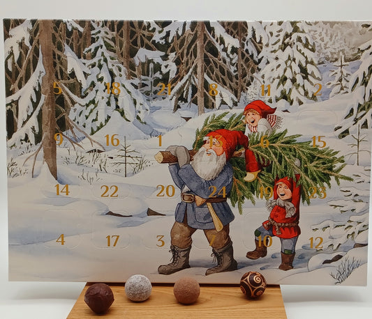 "Wichtel" Pralinen/Konfekt-Adventskalender