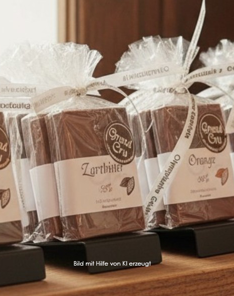 Lagenschokolade - Bild mit Hilfe von KI erzeugt