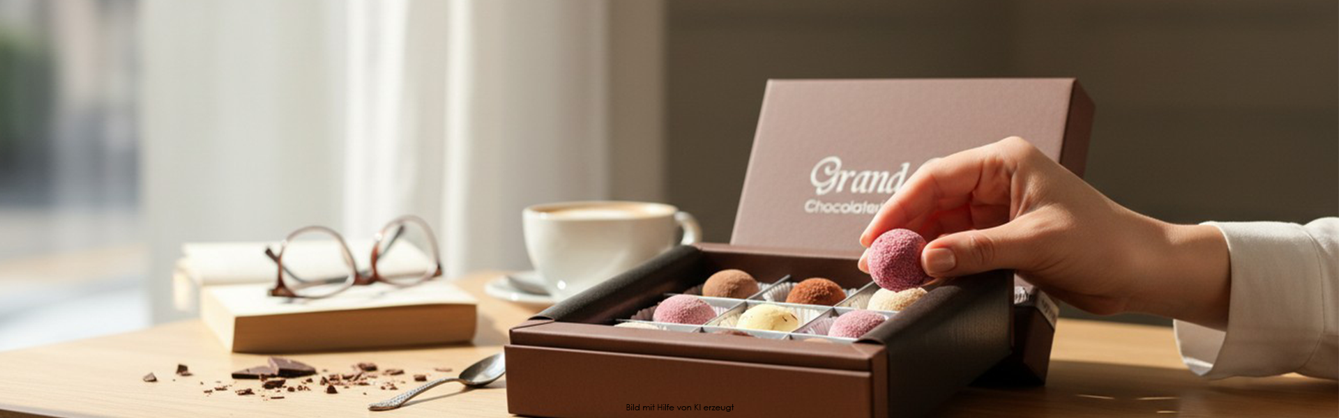 Pralinen - Bild mit Hilfe von KI generiert